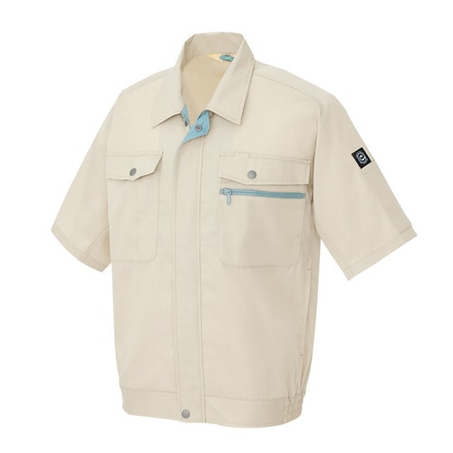 半袖ブルゾン ベージュ LL