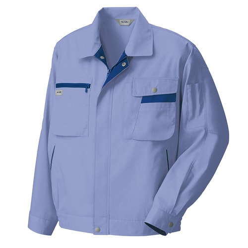 長袖サマーブルゾン Mバイオレット×ネイビー SS