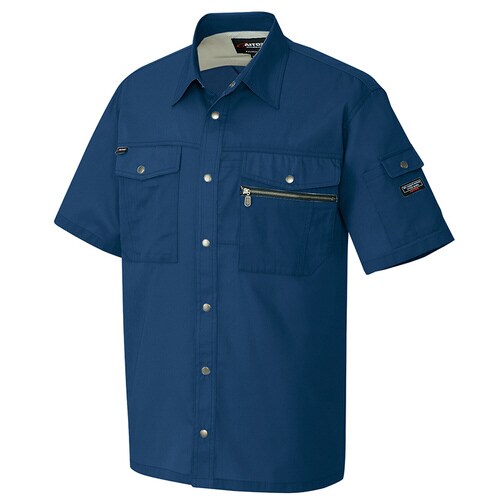 半袖シャツ ネイビー 4L