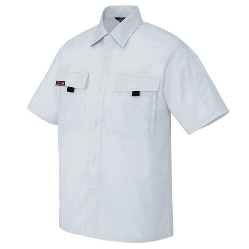 半袖シャツ シルバーグレー S