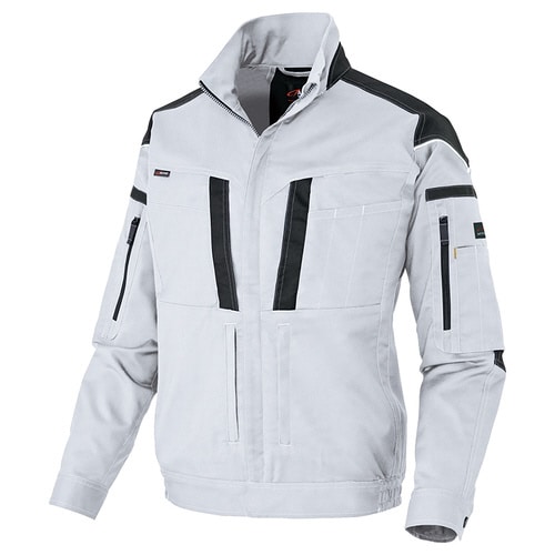 長袖ブルゾン シルバーグレー L