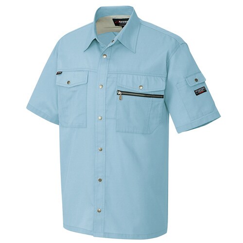 半袖シャツ サファイアブルー 4L