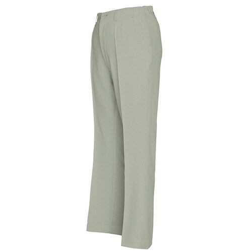 レディースシャーリングパンツ アースグリーン L