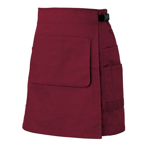 ラップエプロン ボルドー L