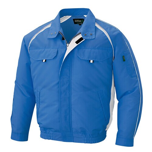 空調服 長袖ブルゾン ロイヤルブルー 6L