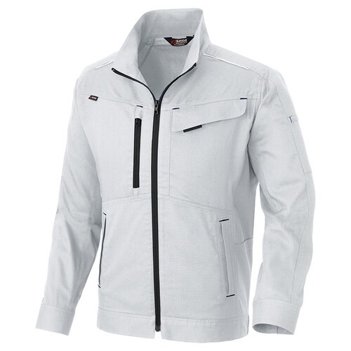 長袖ブルゾン シルバーグレー 5L