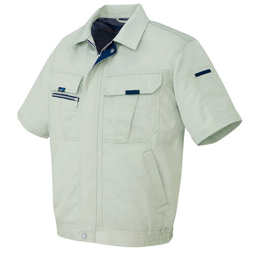 半袖ブルゾン アースグリーン 4L