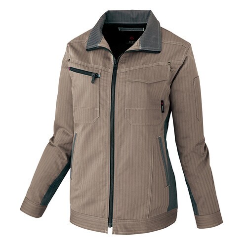 レディース長袖サマーブルゾン モカ S