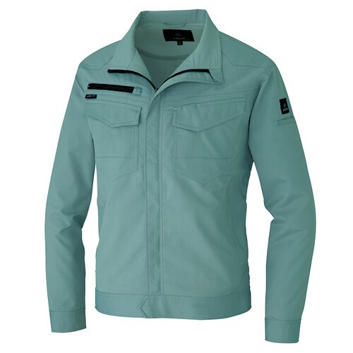 長袖サマーブルゾン ターコイズ 3L