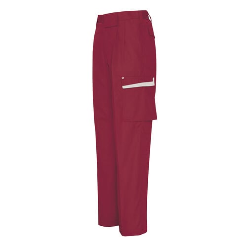 カーゴパンツ ワインレッド×アイボリー 105