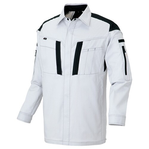 長袖シャツ シルバーグレー SS