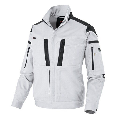 長袖ブルゾン シルバーグレー LL