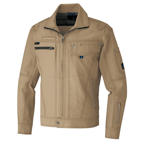 長袖サマーブルゾン カーキ M