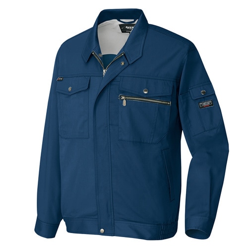 長袖サマーブルゾン ネイビー 6L