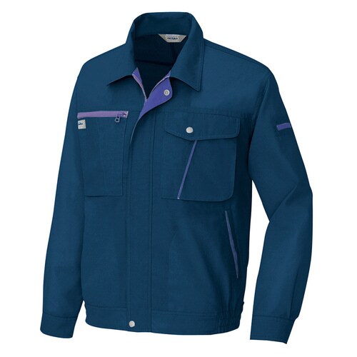 長袖サマーブルゾン ネイビー 5L