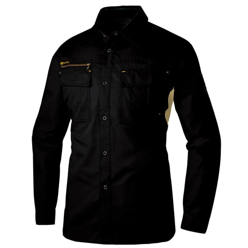 長袖シャツ ブラック M