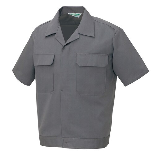 半袖ジャンパー グレー LL