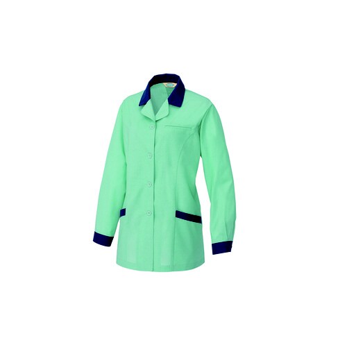 長袖サマースモック エメラルドグリーン 5L