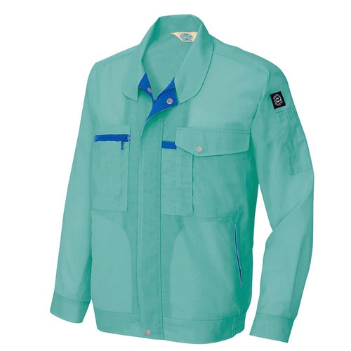 長袖サマーブルゾン エメラルドグリーン B3L