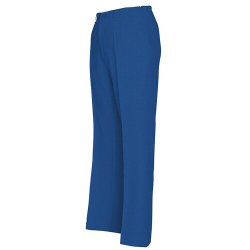 レディースシャーリングパンツ ロイヤルブルー 3L