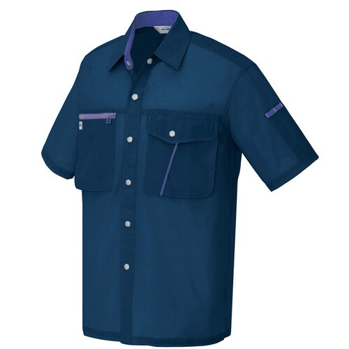 半袖シャツ ネイビー 5L