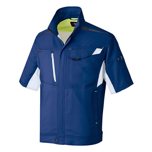 半袖サマーブルゾン ロイヤルブルー LL