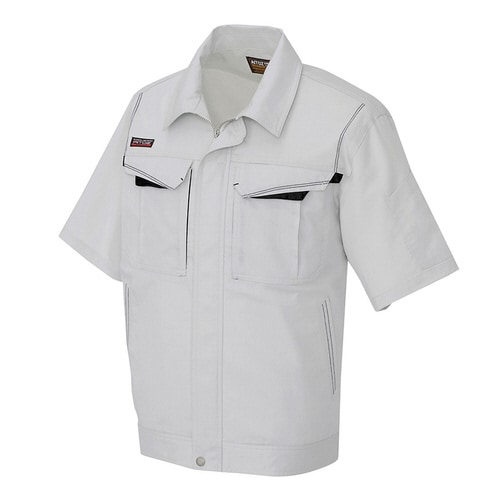 半袖ブルゾン Sグレー×ブラック SS