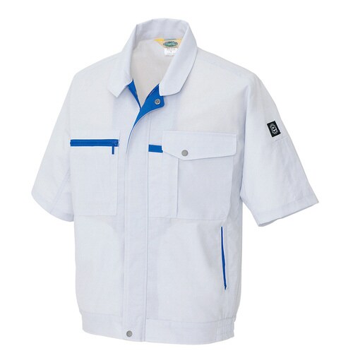 半袖ブルゾン シルバーグレー 3L