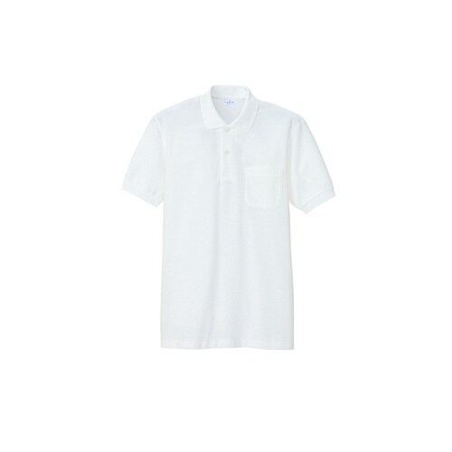 半袖ポロシャツ ホワイト S