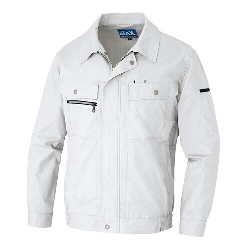 長袖サマーブルゾン シルバーグレー S