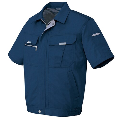 半袖ブルゾン ネイビー 5L