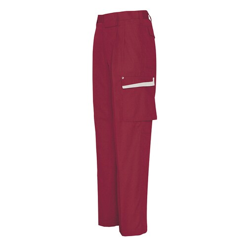 カーゴパンツ ワインレッド×アイボリー 82