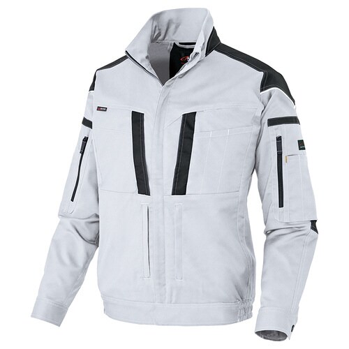 長袖ブルゾン シルバーグレー M