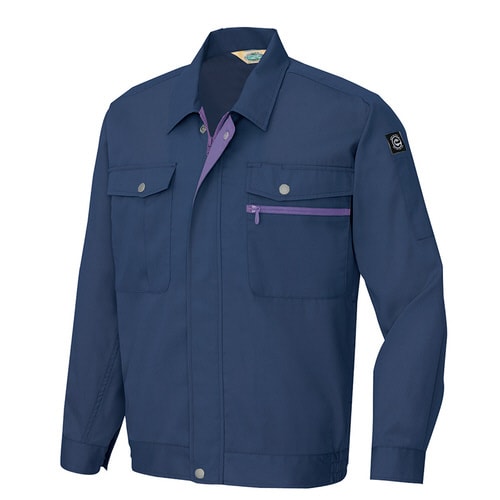 長袖サマーブルゾン ネイビー 6L