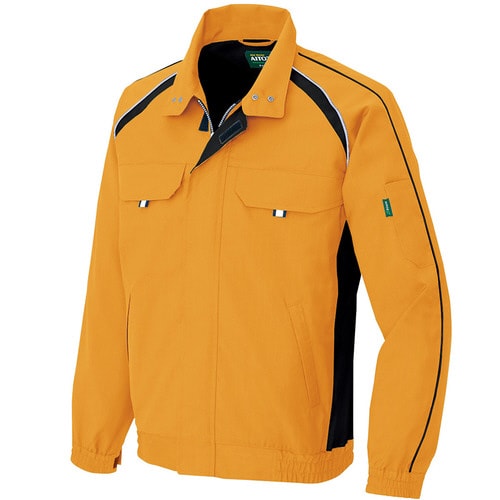 長袖サマーブルゾン オレンジ 4L