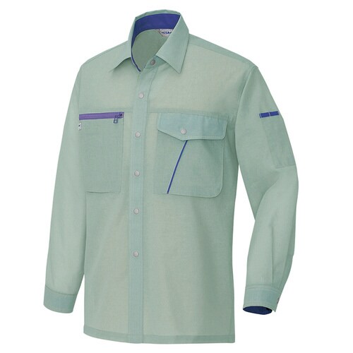 長袖シャツ グリーン SS