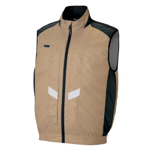 空調服 ベスト カーキ L