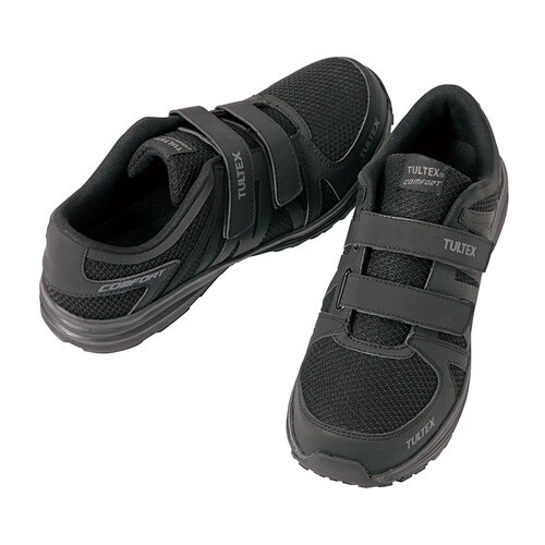 セーフティシューズ(マジック) オール黒 23