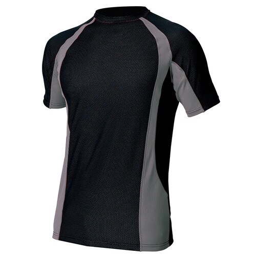 コンプレスフィット半袖シャツ ブラック M