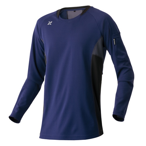 長袖Tシャツ ネイビー M