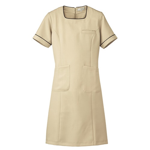 ワンピース ベージュ L