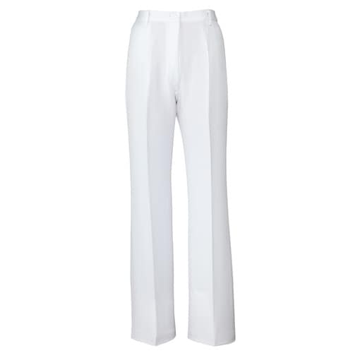 レディーススタイリッシュパンツ ホワイト LL