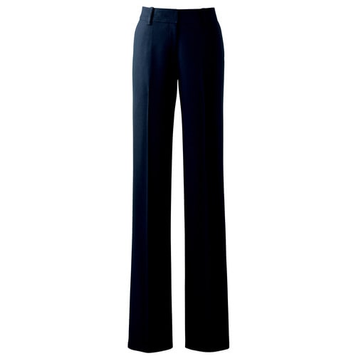 レディースストレートパンツ ネイビー 15