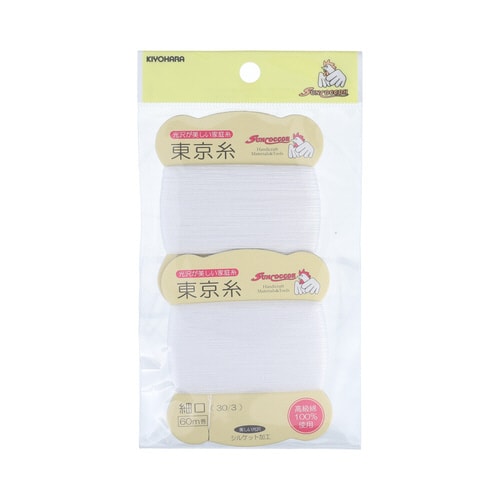 東京糸カード巻 細口 白