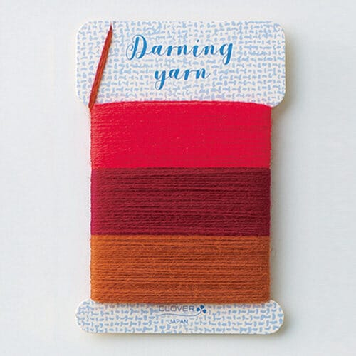 ダーニング糸 レッド系