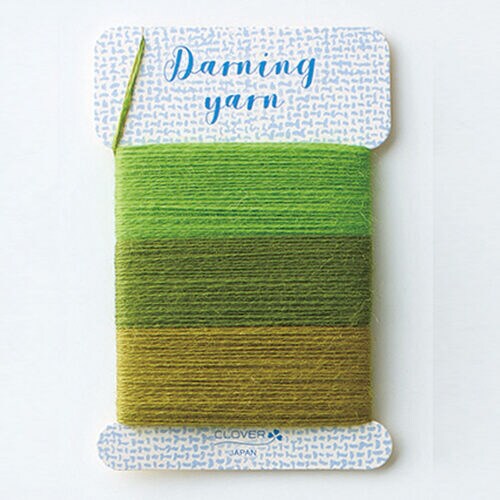 ダーニング糸 グリーン系