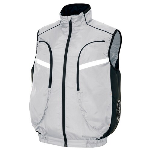 空調服 ベスト シルバーグレー 5L