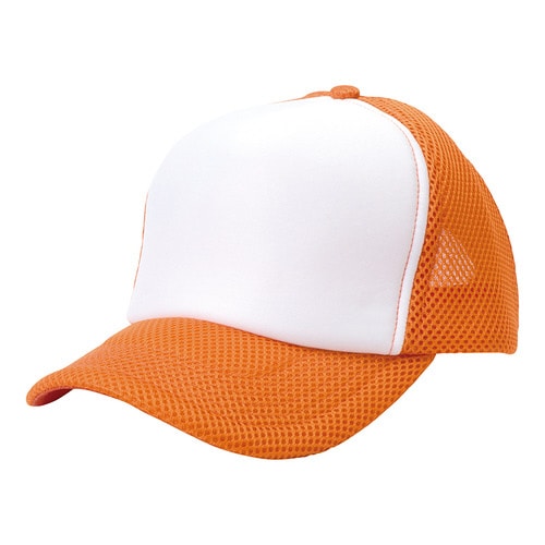 Aラッセルキャップ Fオレンジ×ホワイト F