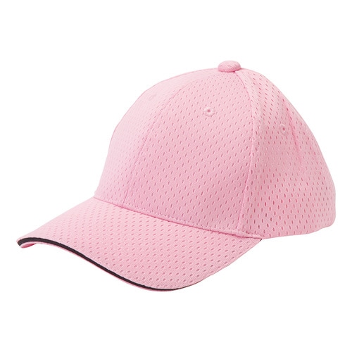 スポーツメッシュキャップ ライトピンク F