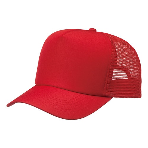 ユーティリティメッシュキャップ レッド×白 F
